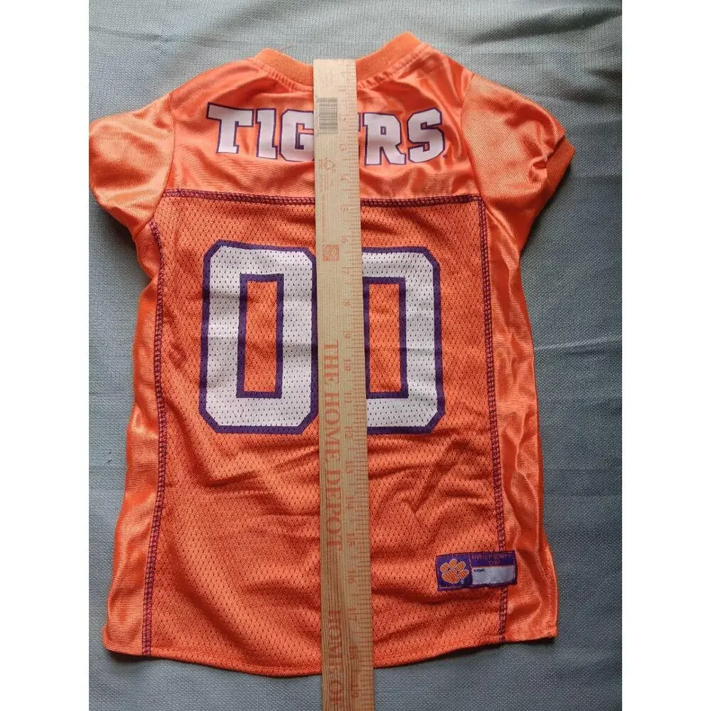 Clemson Tigers Small Dog Shirt Orange Football Fan Team Spirit Collegiate Pet
